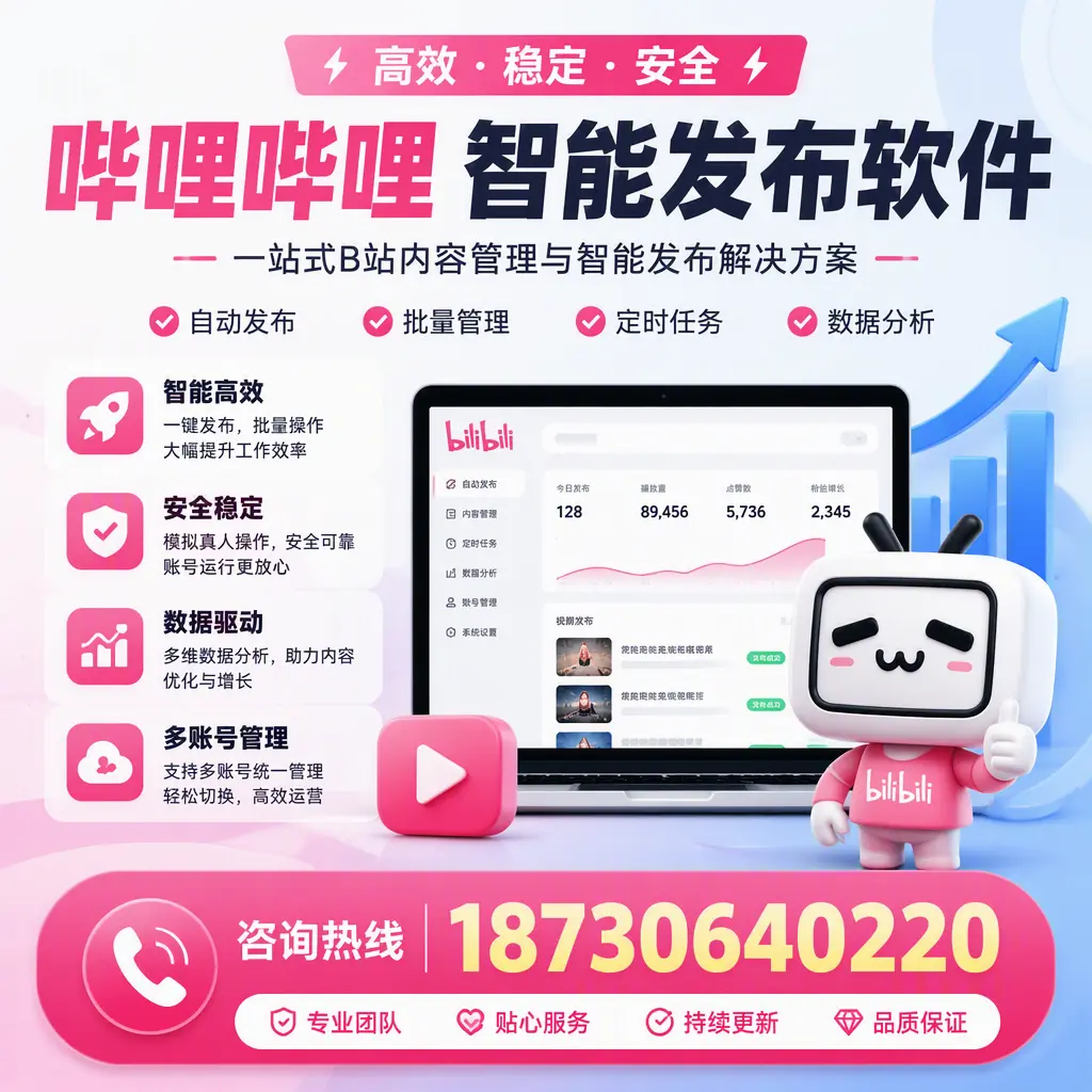 哔哩哔哩智能发布软件适用场景分析：在 可克达拉 的最佳实践